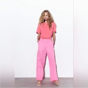 Zara parachute pants.